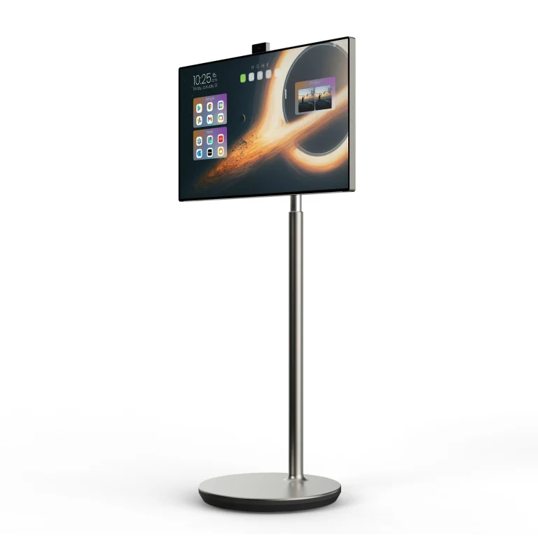 Pantalla inteligente portátil Wandr de 32" con Android EDLA sobre base metálica